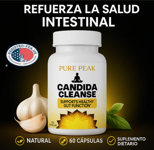 CÁNDIDA CLEANSE🌼 - LIBÉRATE DE LA HINCHAZÓN, LOS GASES Y LA FATIGA || 🎁OBSEQUIO SORPRESA+ ENVIO GRATIS🎁