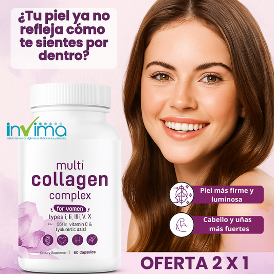 Multi Collageno Complex Peptides - Rejuvenece desde adentro || PAGA 1 LLEVA 2 + ENVIO GRATIS🎁