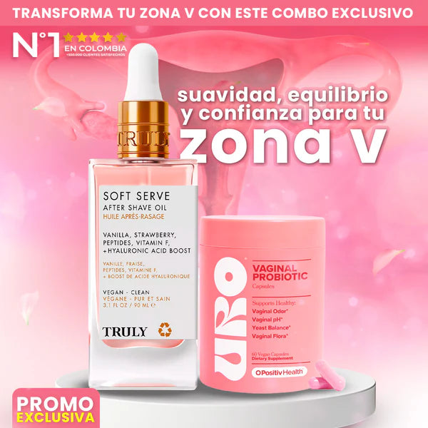 TRULY® + URO PROBIOTICOS Gotas de Suavidad Post-Cuidado 🍓