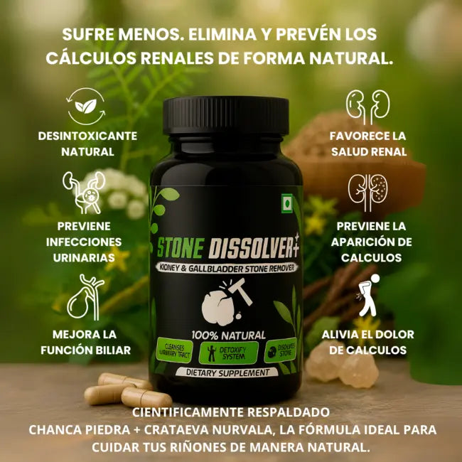 StoneDissolver - Adiós Cálculos: Limpia y Protege Tus Riñones de Forma 100% Natural