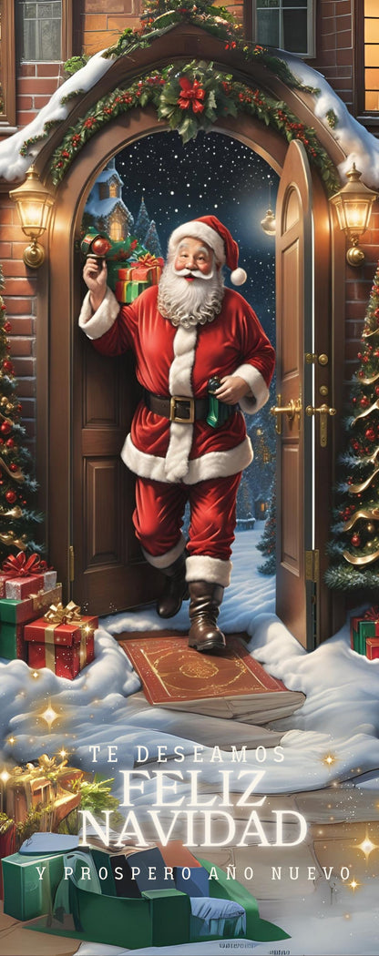 FUNDAS NAVIDEÑAS PARA PUERTA  + ENVIO GRATIS🎁 Y PAGA EN CASA