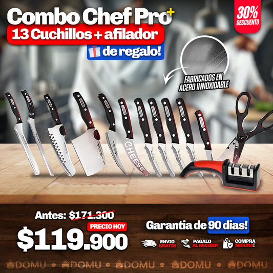 🔪 Mega Set Profesional de 13 Cuchillos 🧑‍🍳